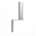 Antenna wall-mount "L" lenght 8,5cm, height 12cm, d=32mm with strap base