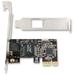 Axago PCEE-GR network card, PCI-Express, 10/100/1000Mbps, full+low profile