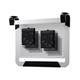 Coolermaster NotePal cooling ALU stand U2 Plus for NTB 12-17 ";silver, 2x8cm fan