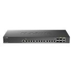 D-Link DXS-1210-16TC 16 Port Smart Managed Switch including 12x 10G, 2x SFP+ & 2x Combo 10GBase-T/SF