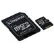 Kingston 128GB Micro SecureDigital (SDXC UHS-I) Card, Class 10 + SD adaptér