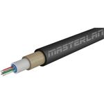 Masterlan Air1 fiber optic cable - 8vl 9/125, air-blowen, SM, HDPE, black, G657A1, 1m
