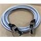 Masterlan comfort patch cable SSTP, Cat 6A, 0,5m, gray, Rotating plug RJ45 180°