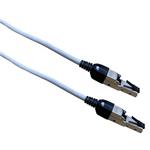Masterlan comfort patch cable SSTP, Cat 6A, 1m, gray, Rotating plug RJ45 180°