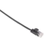 Masterlan comfort patch cable UTP, extra slim, Cat6, 0,5m, black