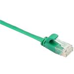 Masterlan comfort patch cable UTP, flat, Cat6, 5m, green