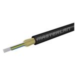 Masterlan DROPX universal fiber optic drop cable - 16F 9/125, SM, LSZH, black, G657A2, 500m