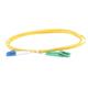 Masterlan fiber optic patch cord, LCupc-LCapc, Singlemode 9/125, duplex, 1m