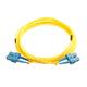 Masterlan fiber optic patch cord, SCupc/SCupc, Singlemode 9/125, Duplex, 15m