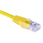 Masterlan patch cable UTP, Cat5e, 0,25m, yellow