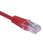 Masterlan patch cable UTP, Cat5e, 0,5m, red