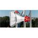 RF elements Asymmetrical Horn Antenna Carrier Class, 5GHz, 17dBi, 60°
