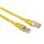 Solarix patch cable CAT5E UTP PVC 3m yellow non-snag-proof