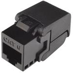 Solarix tool-free keystone CAT6 UTP RJ45, black