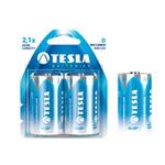 TESLA BLUE zinc-carbon battery D (R20), 2pcs