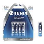 TESLA SILVER alkaline battery AAA (LR03), 4pcs