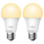 TP-Link Tapo L510E Dimmable Smart Wi-Fi LED Bulb, 2700K, E27 - 2-pack