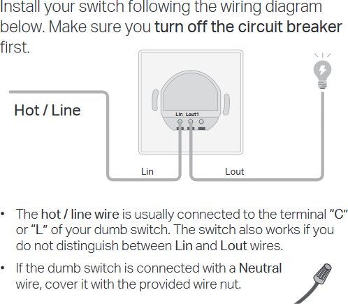 TP-Link Tapo S210 descripción y configuración del interruptor de