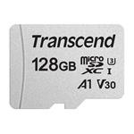 Transcend 128GB microSDXC 300S UHS-I U3 V30 A1 3D TLC (Class 10) paměťová karta (bez adaptéru), 95MB