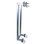 Wall-mount lattice tower mast holder 130cm double, distance from wall 15cm