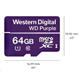 WD, MicroSD Purple 64GB